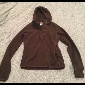 The North Face Pullover Hoodie, Brown, Small